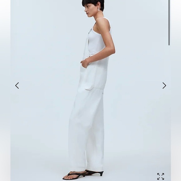 Madewell lighthouse Denim Oversized Carpenter Overalls - Picture 3 of 6